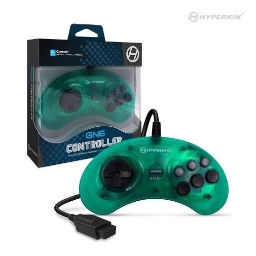 GN6 Premium Controller For Genesis (Mermaid Green) - Hyperkin Image 1