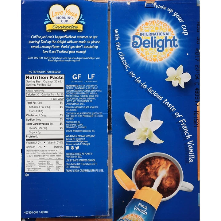 International Delight French Vanilla Creamer 192ct Image 2