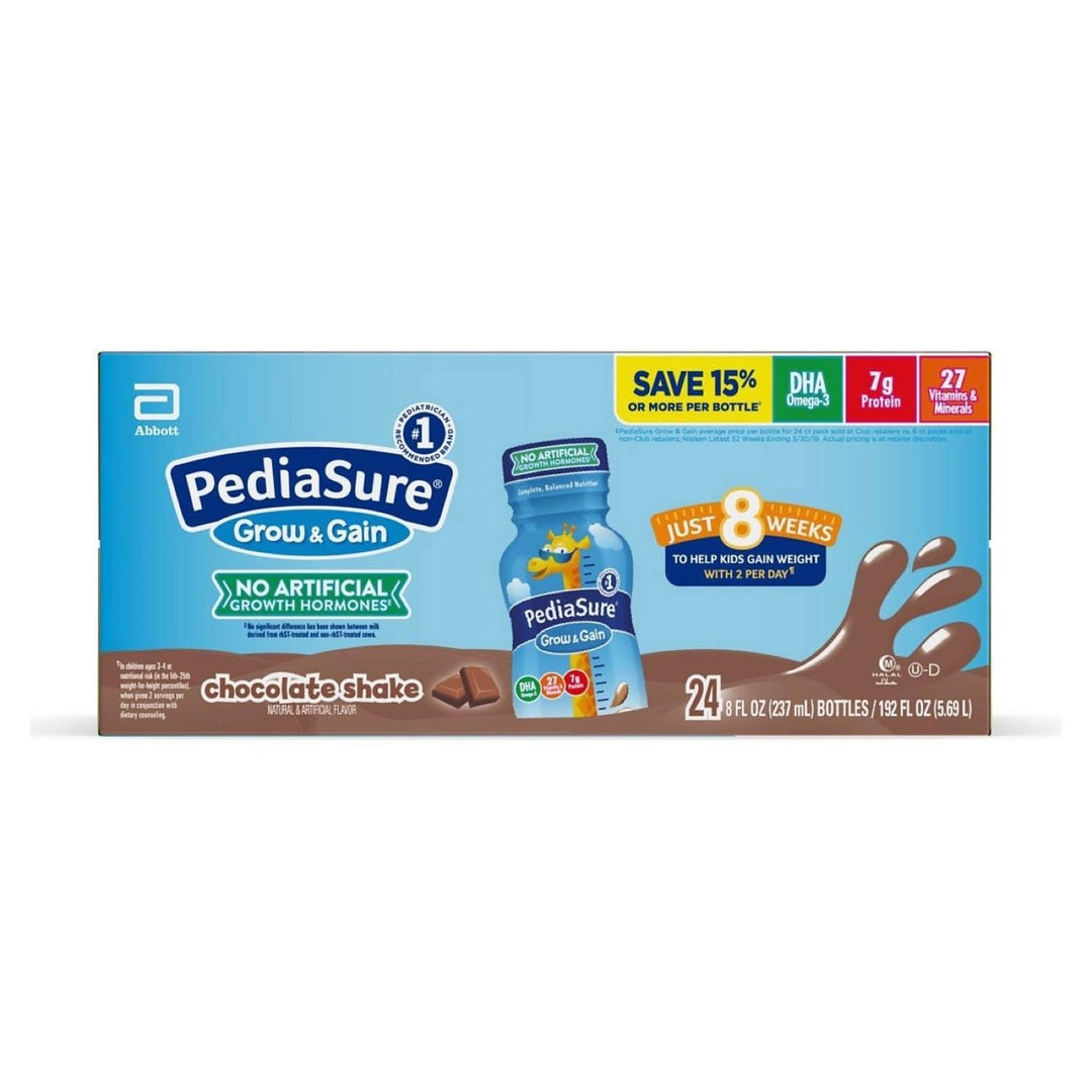 PediaSure Chocolate Shake - 8 Fluid Ounce - 24 Pack Image 1