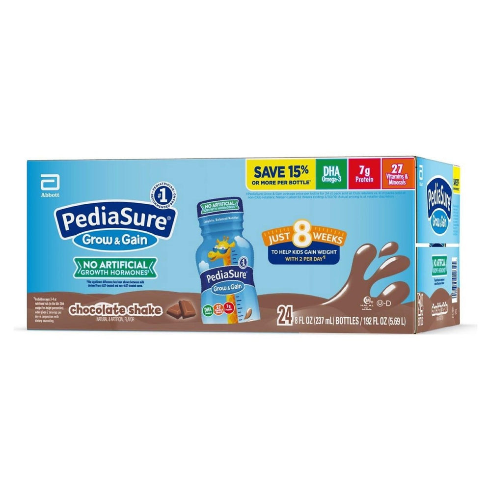 PediaSure Chocolate Shake - 8 Fluid Ounce - 24 Pack Image 2