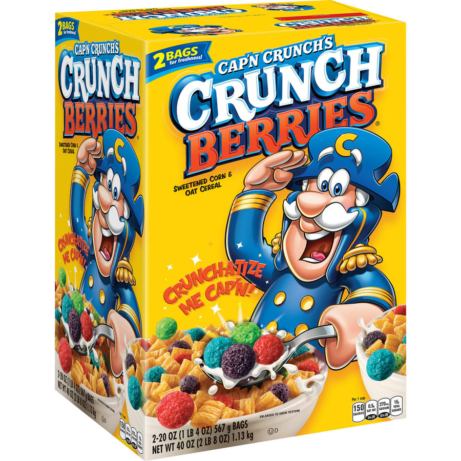 Capn Crunchs Crunch Berries Cereal (40 Ounce) Image 1