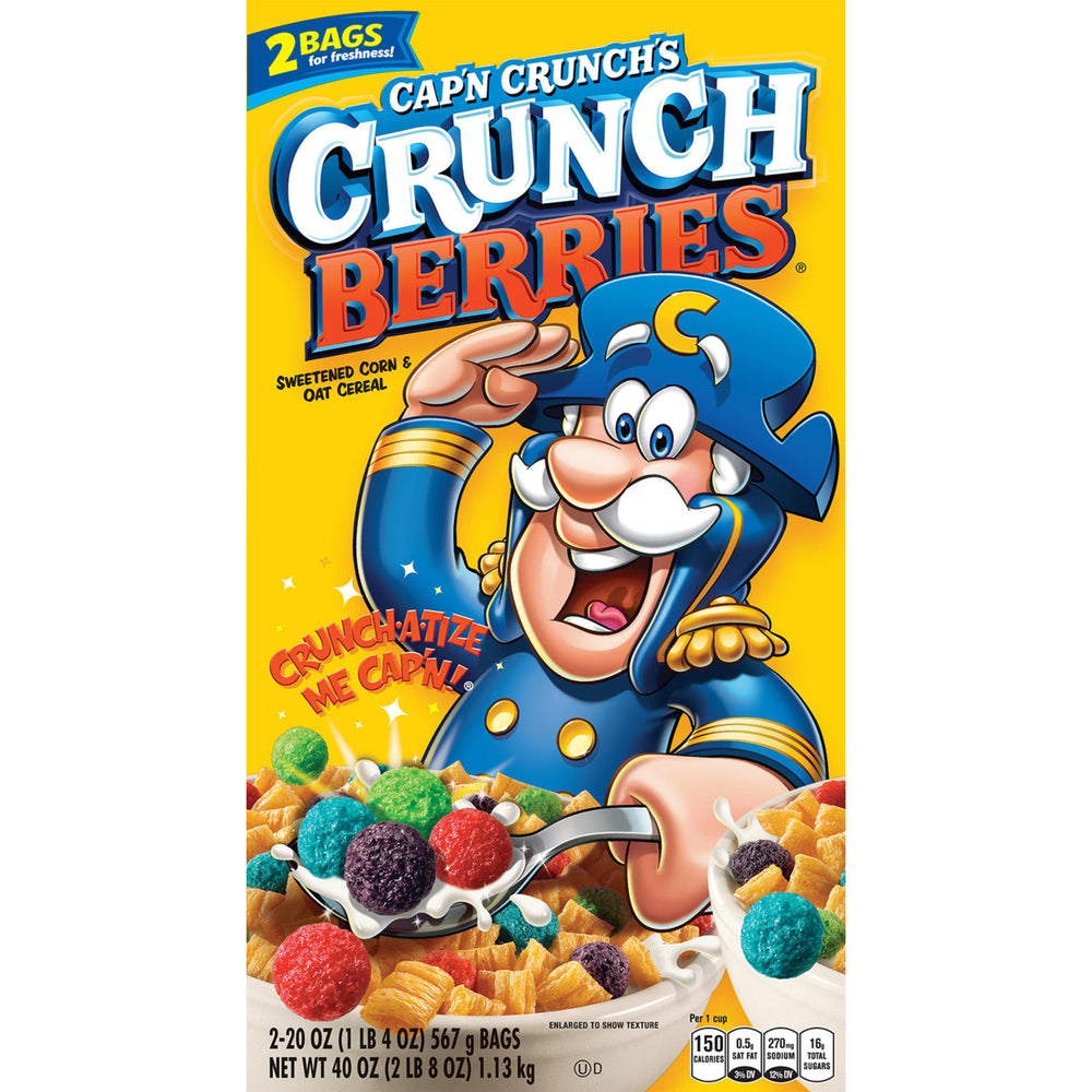 Capn Crunchs Crunch Berries Cereal (40 Ounce) Image 2