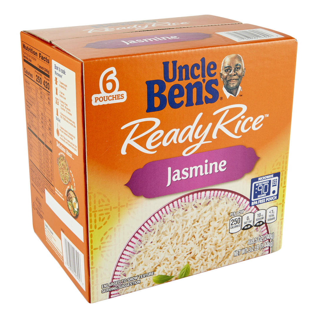 Uncle Bens Jasmine Ready Rice 8.5 Ounce (6 Pack) Image 1