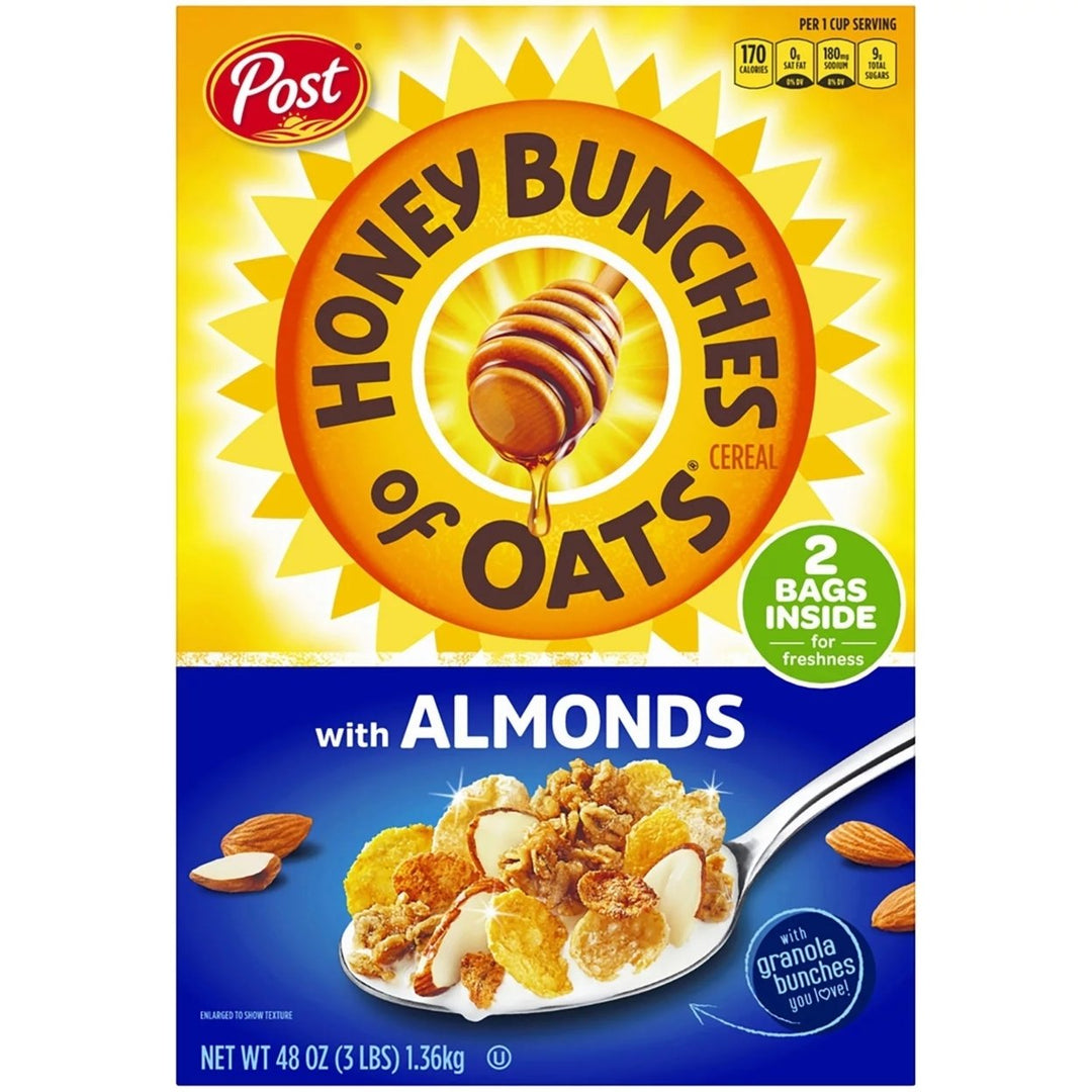 Post Honey Bunches of Oats with Crispy Almonds (48 Ounce) Image 3
