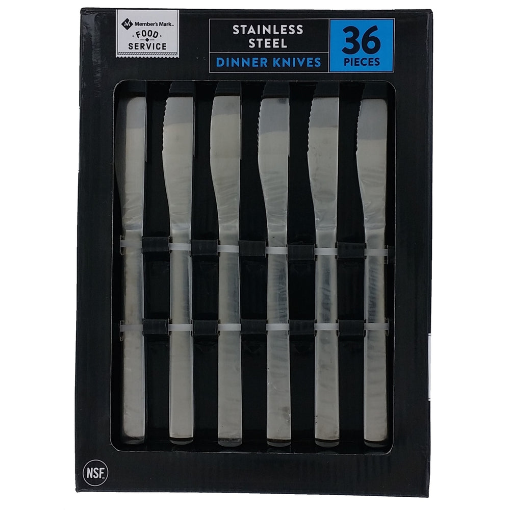 Members Mark Stainless Steel Dinner Knives Set (36pc.) Image 2