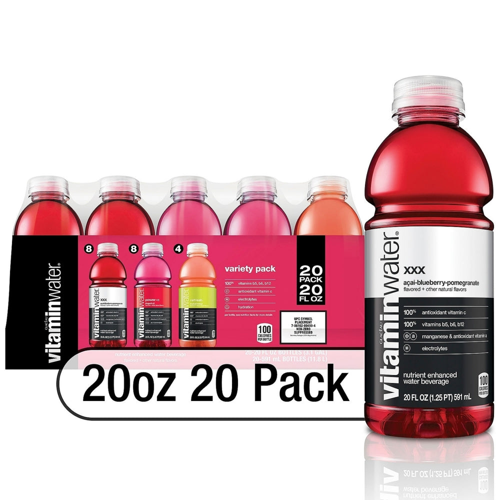 Glaceau Vitamin Water Variety Pack 20 Count Image 2