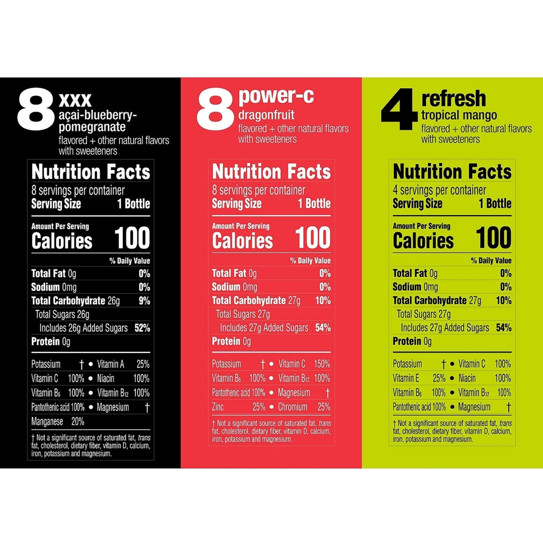 Glaceau Vitamin Water Variety Pack 20 Count Image 3