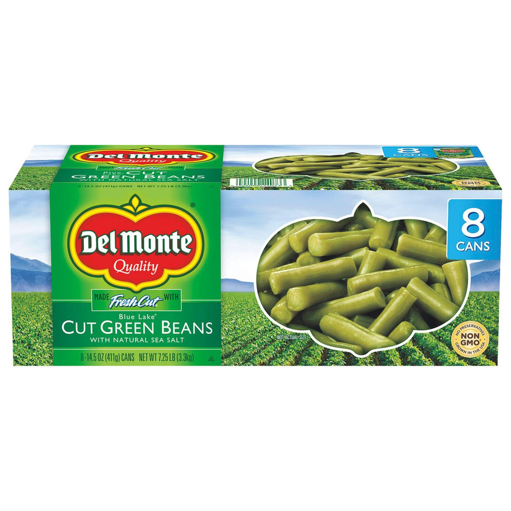 Del Monte Cut Green Beans 14.5 Ounce (8 Pack) Image 2