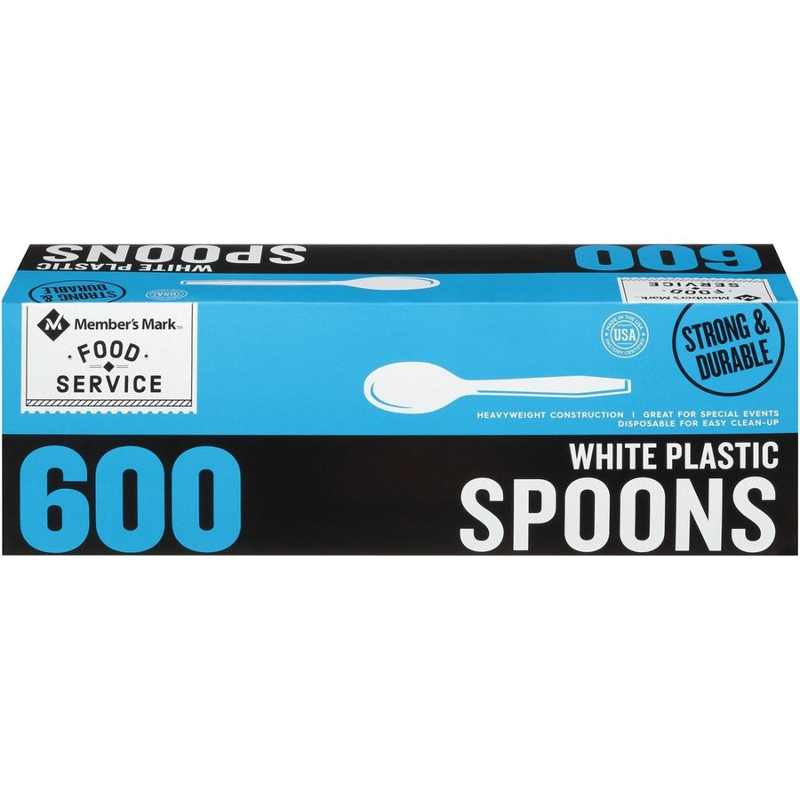 Members Mark Plastic Spoons - 600 Count Image 1