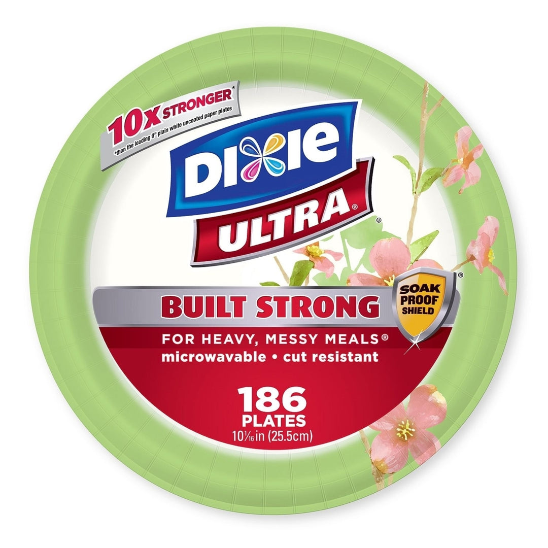 Dixie Ultra Paper Plate - 10 1/16" - 186 Count Image 2