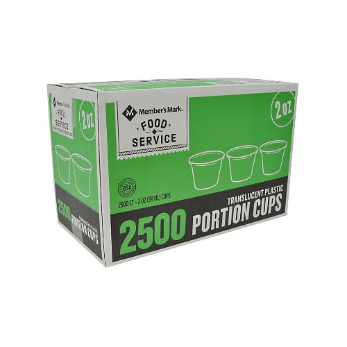 Members Mark 2 Ounce Portion Cups 2,500 Count Image 1