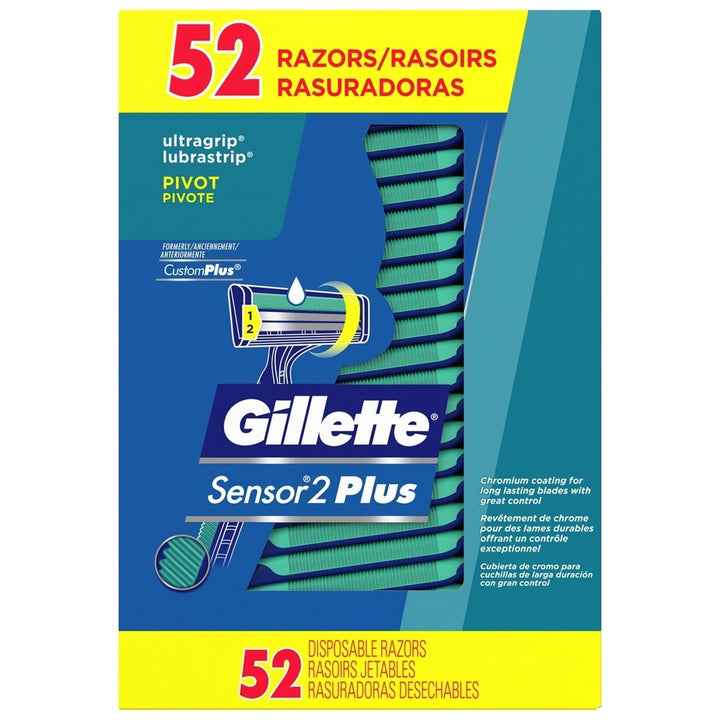 Gillette Custom Plus Disposable Razor - 52 Count Image 1