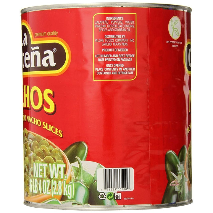 La Costena Pepper Jalapeno Nacho 10 100-Ounce Can Image 3