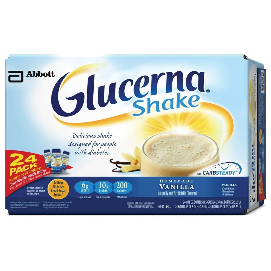 Glucerna Homemade Vanilla Shake 8 Fluid Ounce (24 Count) Image 1