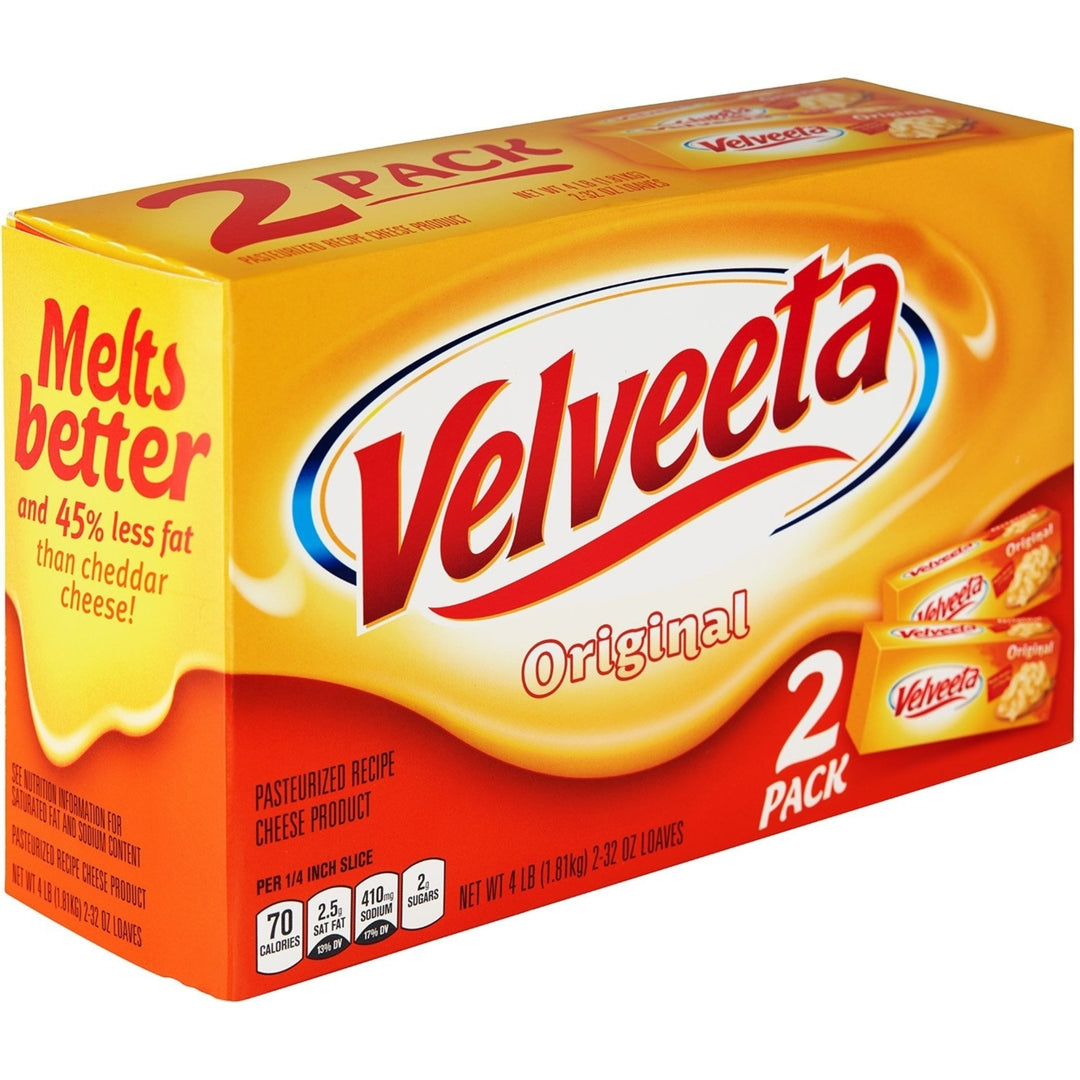 Velveeta Original Cheese (32 Ounce 2 Count) Image 1