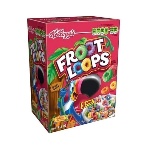 Kelloggs Froot Loops Cereal - 43.6 Ounce Image 1