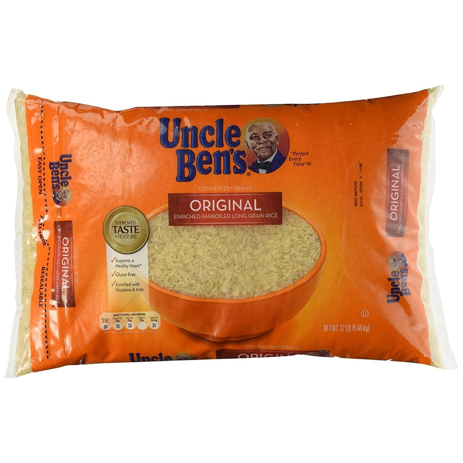 Uncle Bens Original Long Grain Rice 12 Pound bag Image 1