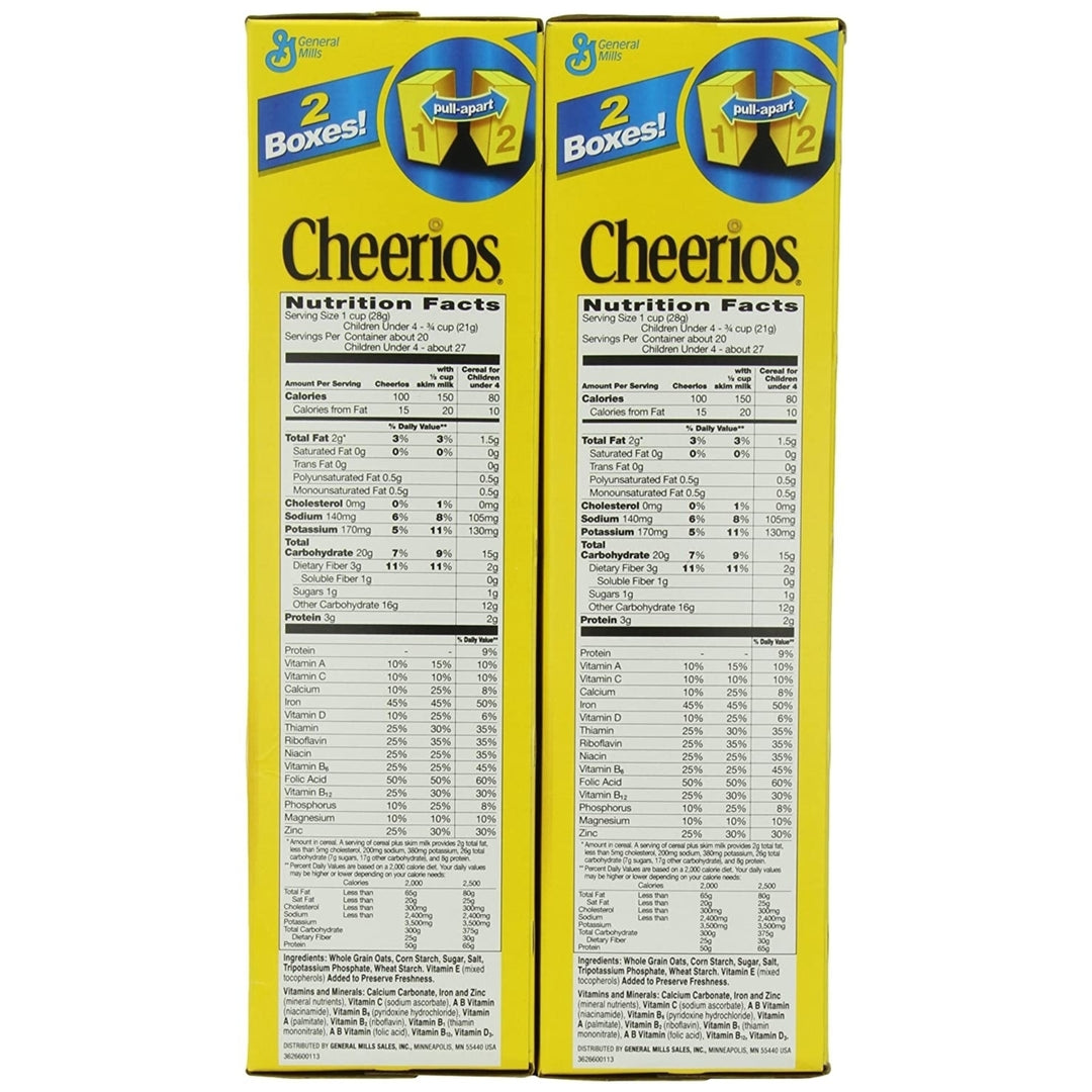 Cheerios - 2 box Pack - 40.7 Ounce Image 2