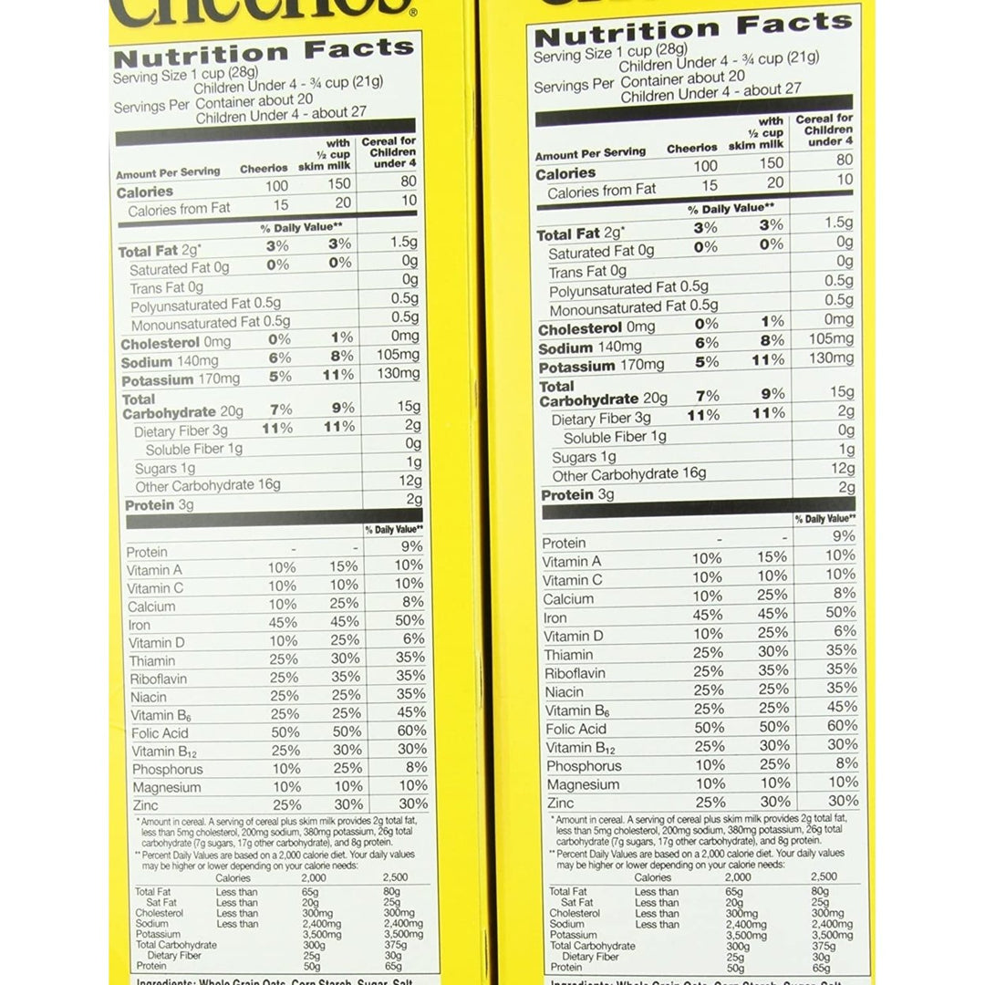 Cheerios - 2 box Pack - 40.7 Ounce Image 3