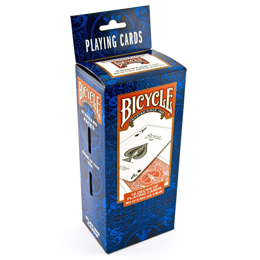 Bicycle Poker Size Standard Index Playing Cards12 Deck Players Pack Image 1