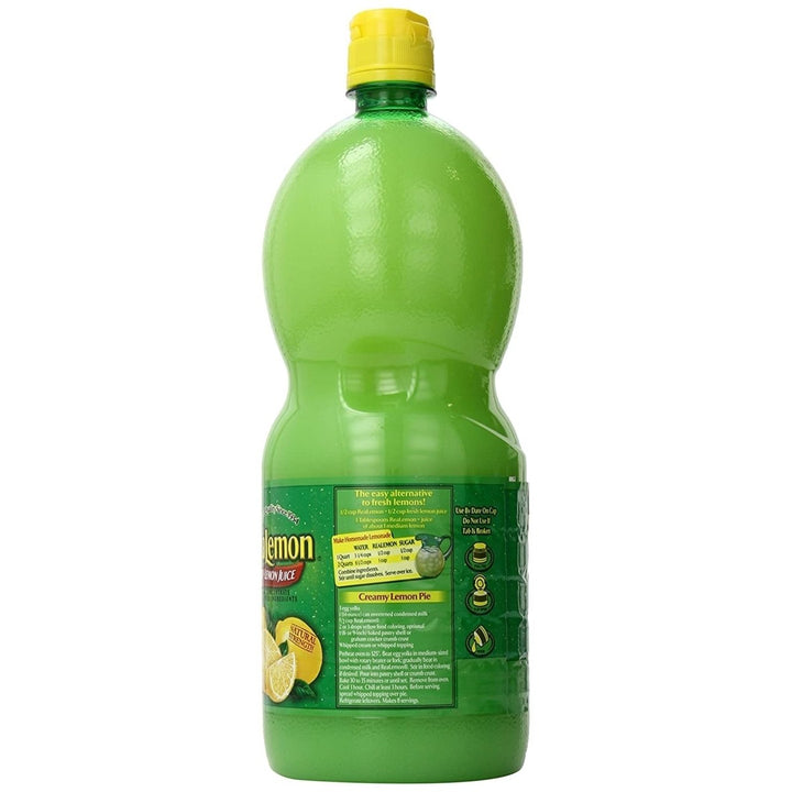 ReaLemon 100% Lemon Juice 48 Fluid Ounce Bottles (Pack of 2) Image 2