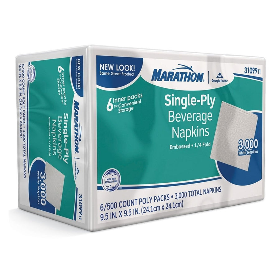 Marathon Beverage Napkins - 3,000 Count Image 1