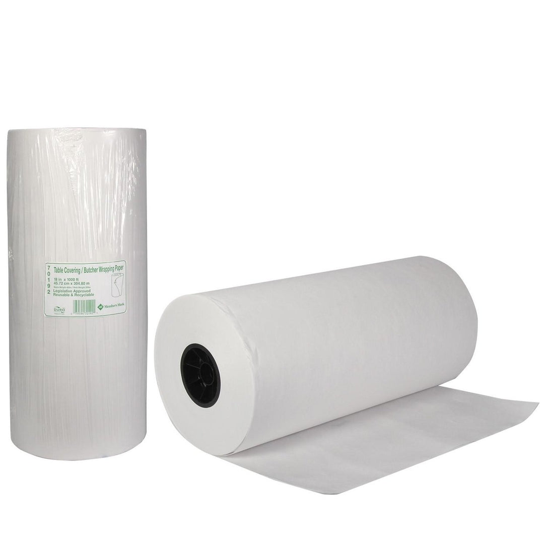 Duro Bag White Butcher Paper Roll - 18 Image 1