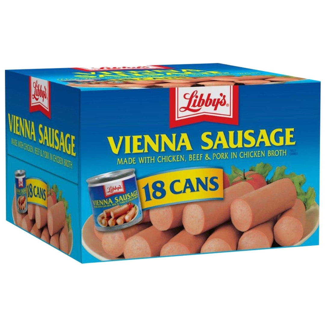 Libbys Vienna Sausage - 4.6 Ounce Cans - 18 Pack Image 1