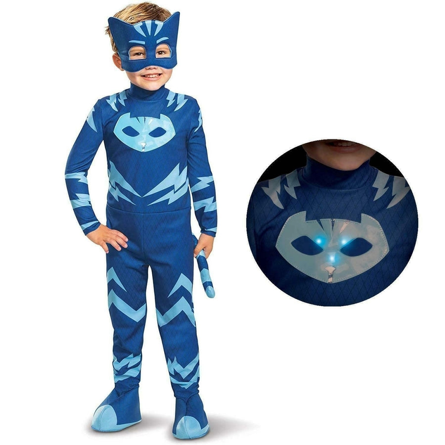 PJ Masks Catboy Deluxe size XL 7/8 years Boys Light Up Costume Disguise Image 1