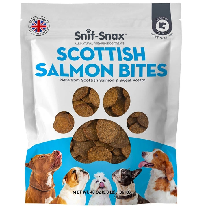 Snif-Snax Scottish Salmon Bites Dog Treats (3 Pounds) Image 1