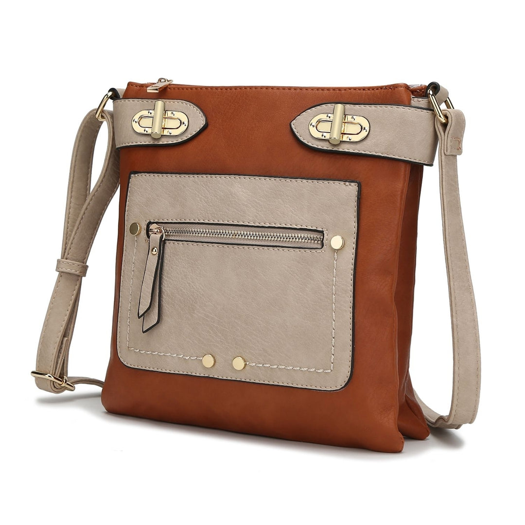 MKF Collection Laura Color Block Crossbody Handbag by Mia K. Image 3