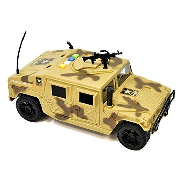 United States Army Desert Patrol Vehicle Lights Sounds Military Truck US Image 2