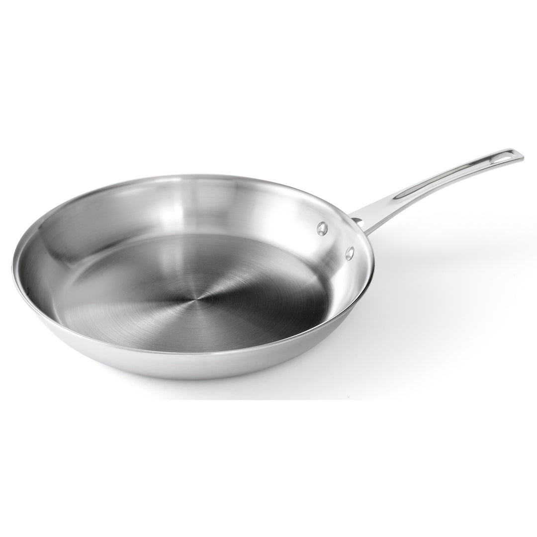 Professional Series Stainless Steel Frying Pan by Ozeri, 100% PTFE-Free Restaurant Edition, Made in Portugal Image 1