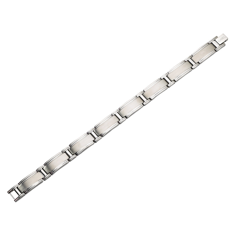 Mens Bracelet in Stainless Steel 9.5 Inch Image 1