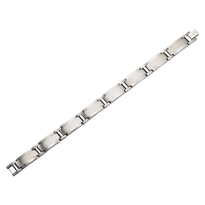 Mens Bracelet in Stainless Steel 9.5 Inch Image 1