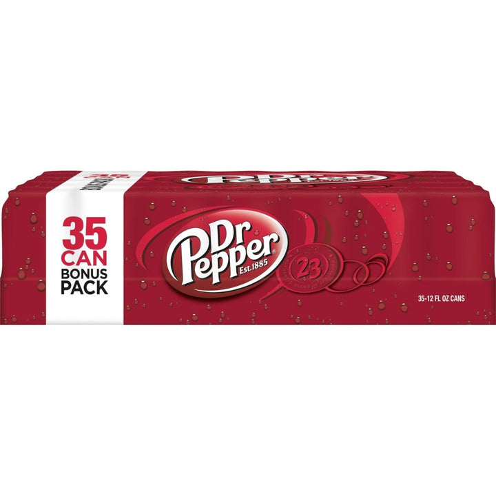 Dr Pepper Cans, 12 Fluid Ounce (35 Pack) Image 1