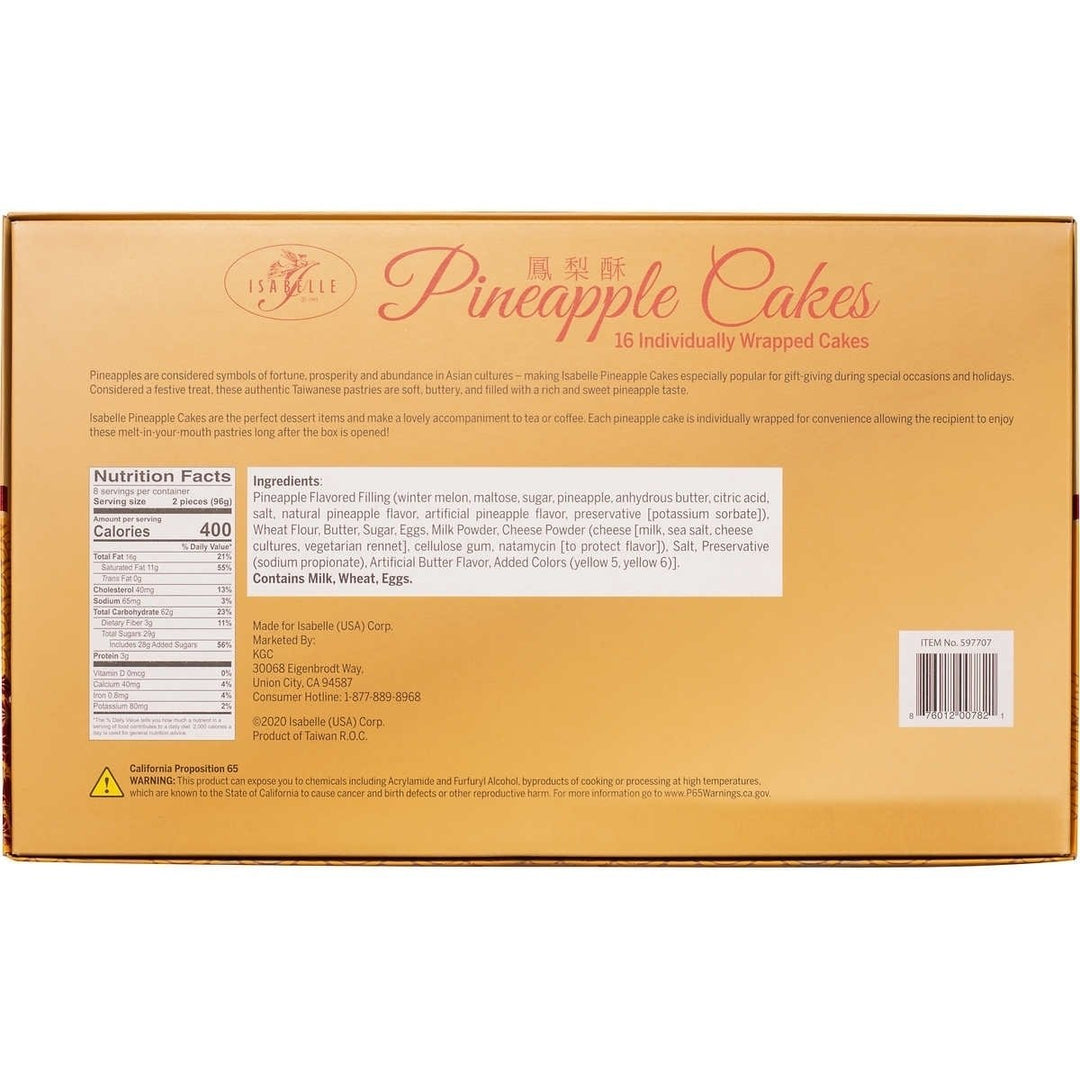 Isabelle Pineapple Mini Cakes 1.7 Ounce (16 Count) Image 2