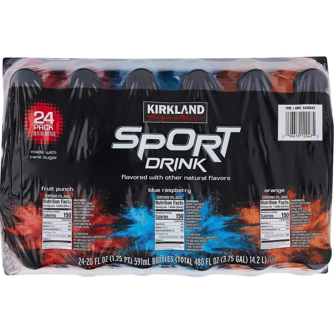 Kirkland Signature Sports Drink Variety 20 Ounce (24 Count) Image 3