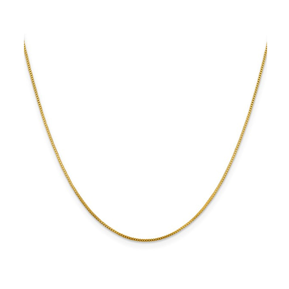 Gold Plated Sterling Silver Box Chain 20 inches (0.800mm) Image 1