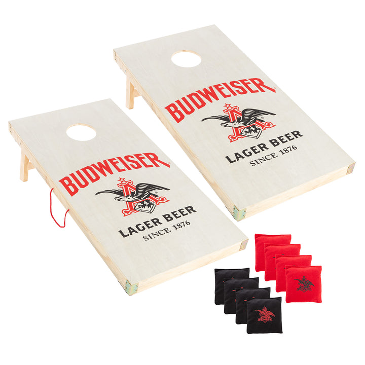 Budweiser Professional Cornhole Bean Bag Toss Game Image 1