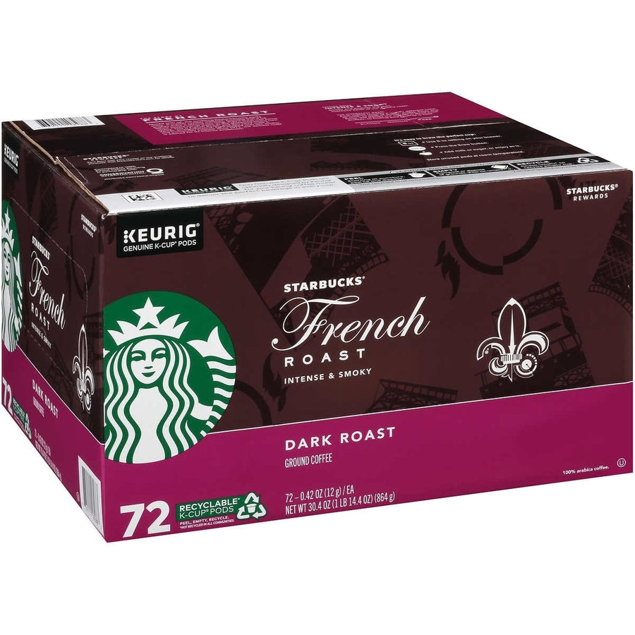 Starbucks Dark French Roast K-Cup, 72 Count Image 1