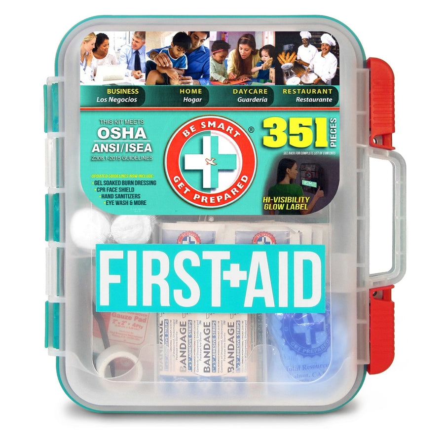 Be Smart Get Prepared 351 Piece First Aid Kit Image 1