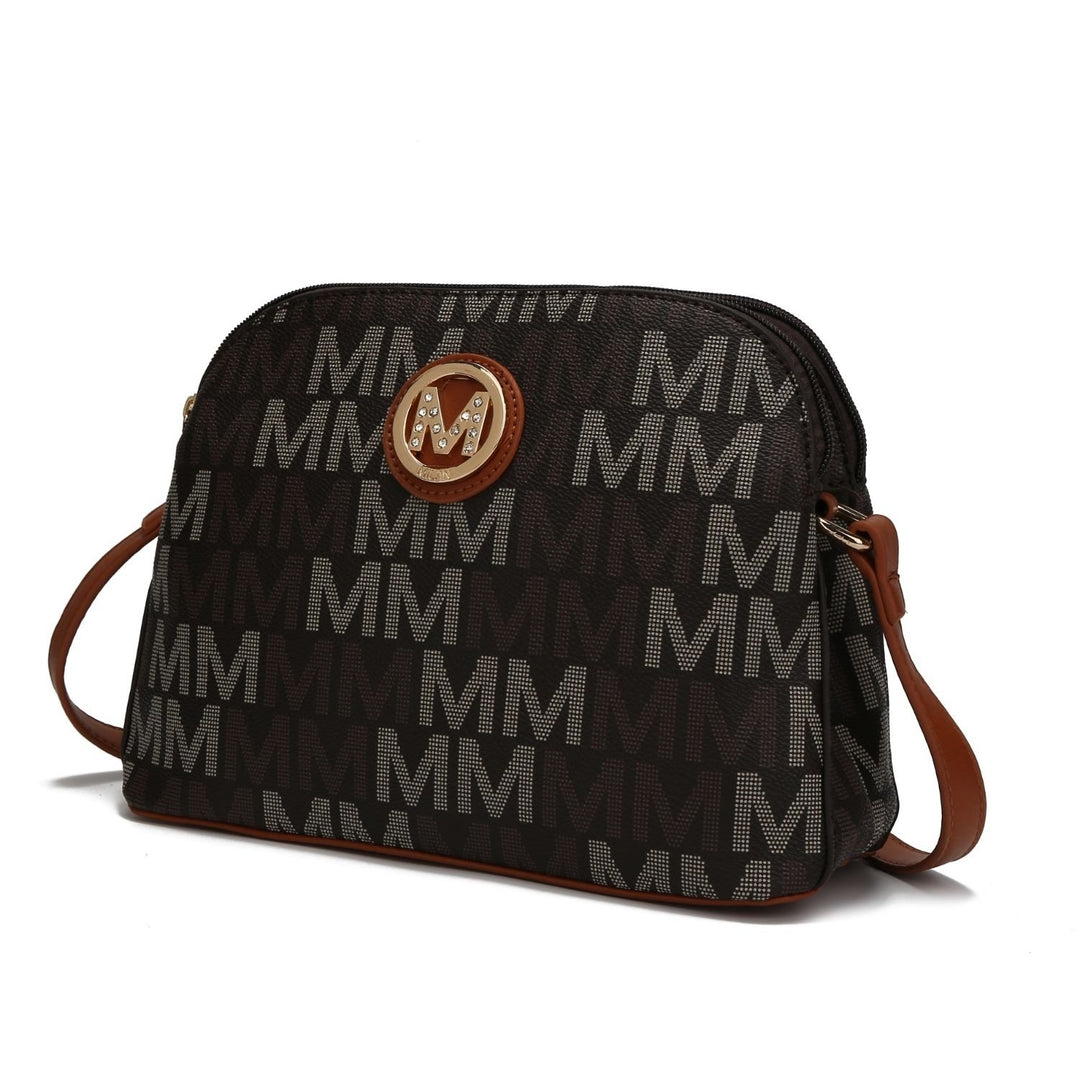 MKF Collection Niecy Signature Crossbody Bag Vegan Leather Handbag by Mia K. Image 4