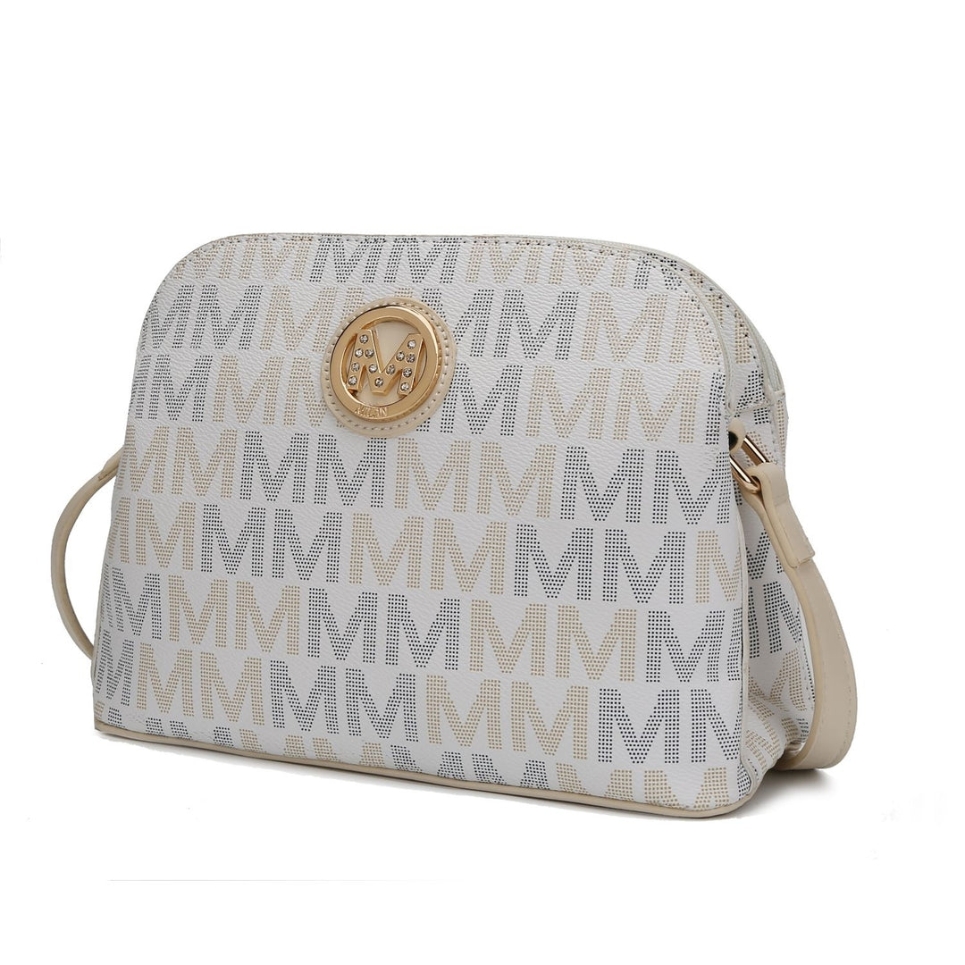 MKF Collection Niecy Signature Crossbody Bag Vegan Leather Handbag by Mia K. Image 4