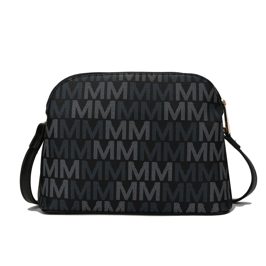 MKF Collection Niecy Signature Crossbody Bag Vegan Leather Handbag by Mia K. Image 6