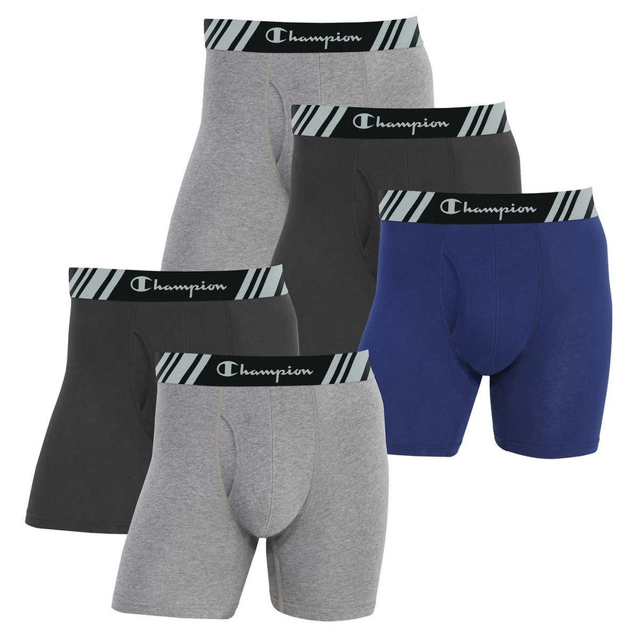 Champion Mens Boxer BriefLarge (Pack of 5) Image 1