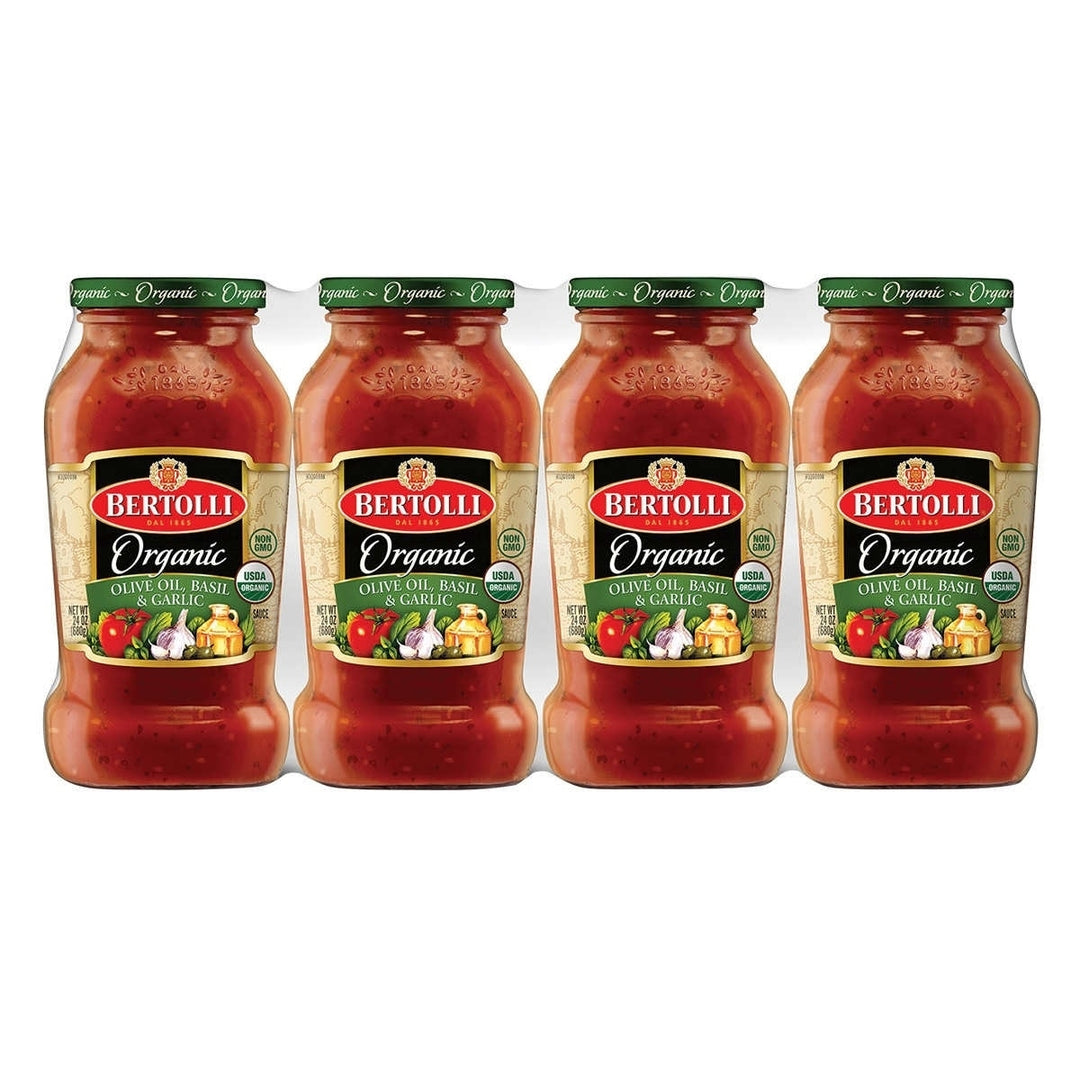 Bertolli Organic Pasta Sauce 24 Ounce (4 Count) Image 1