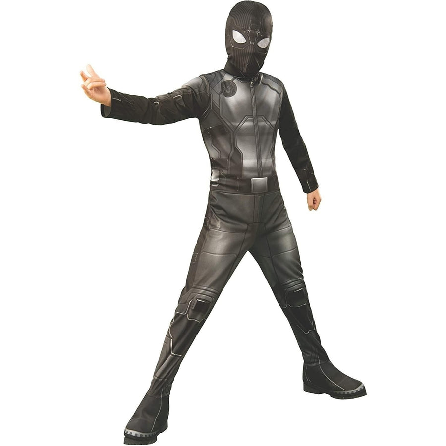 Stealth Spider-Man Far From Home Size M 8/10 Costume and Mask Licensed Marvel Rubies Image 1