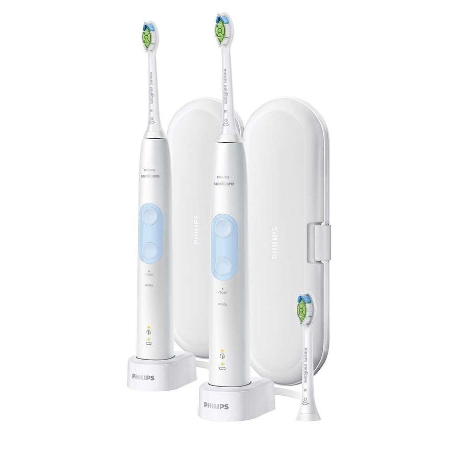 Philips Sonicare Optimal Clean Rechargeable Toothbrush 2 Pack Image 1