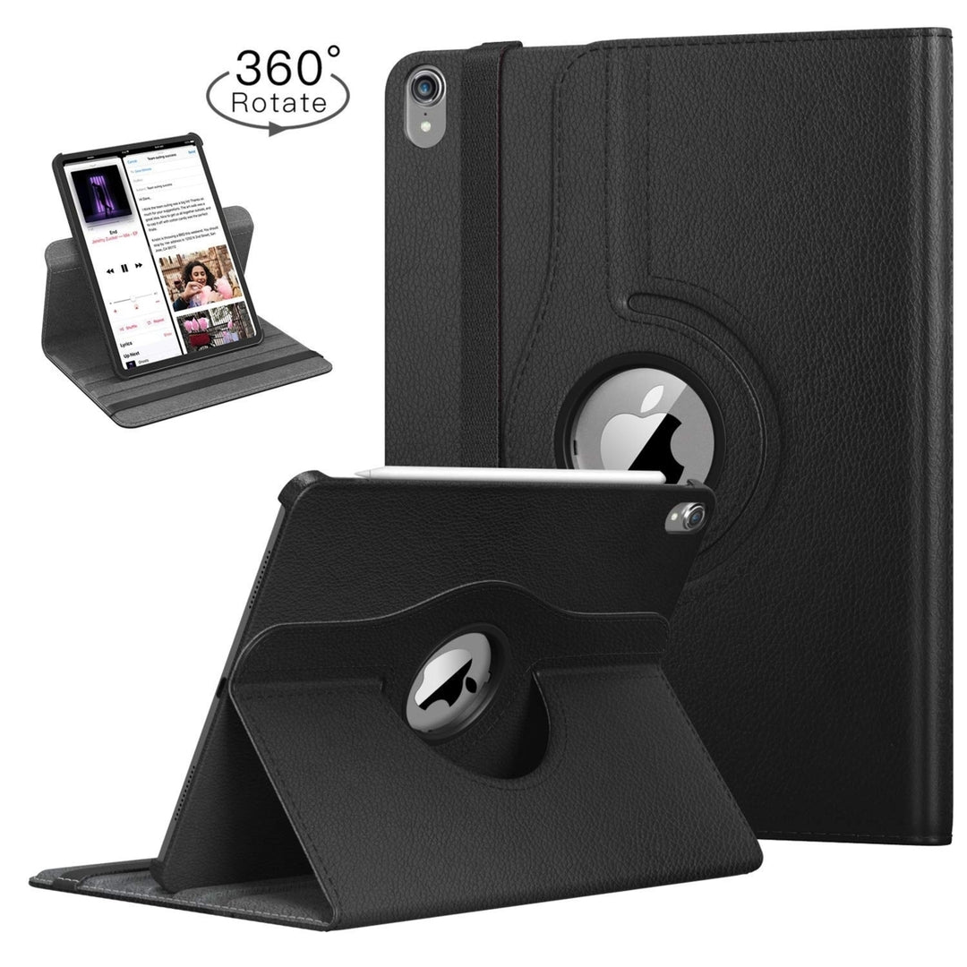 For Apple iPad Air 4th Generation 2020 / A2316 / A2324 / A2325 / A2072 Tablet PU Leather Folio 360 Degree Rotating Stand Image 1